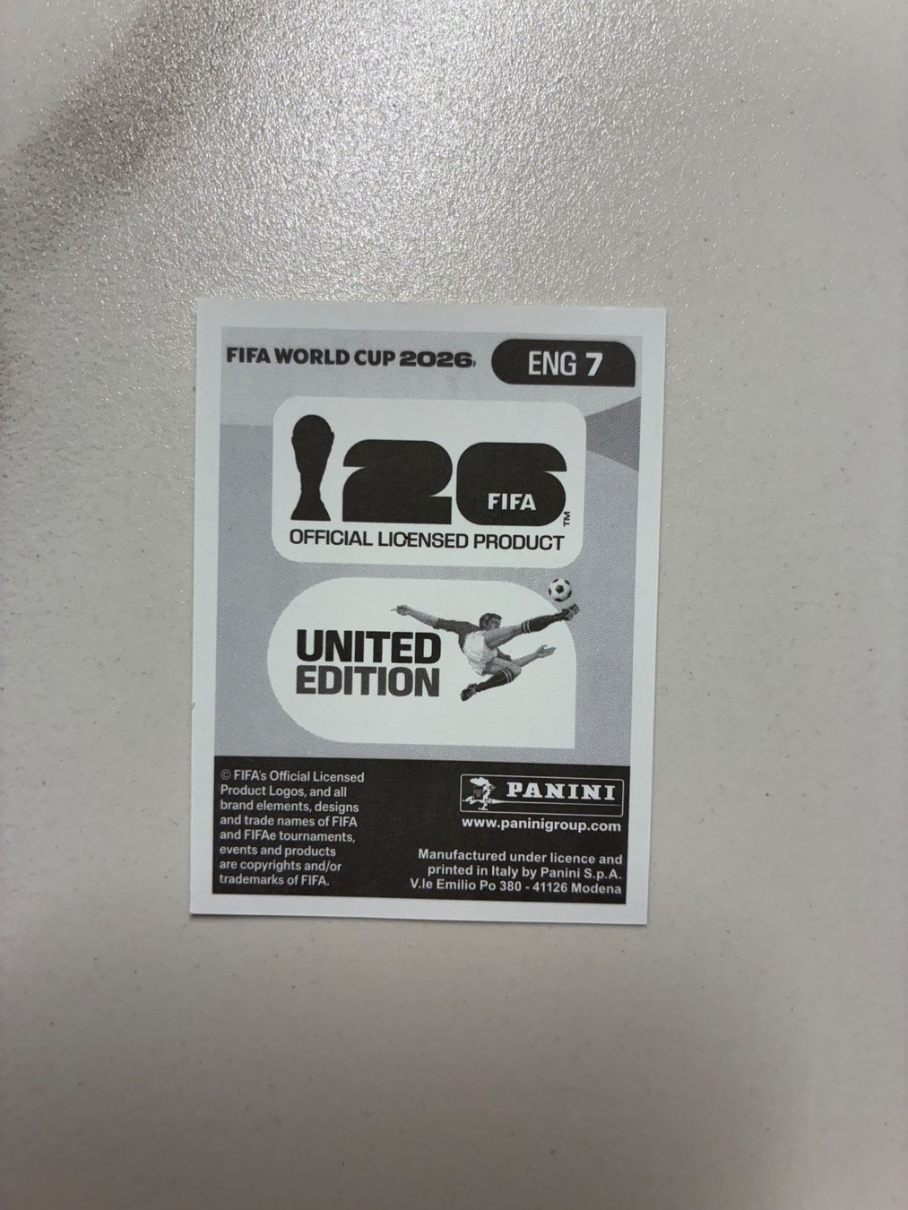 Panini Carte collezionabili: Panini WM 2026 Mexiko Sticker - ENG7 – Nuovo (secondo la descrizione) da Basel venduto da yac_h5js 1