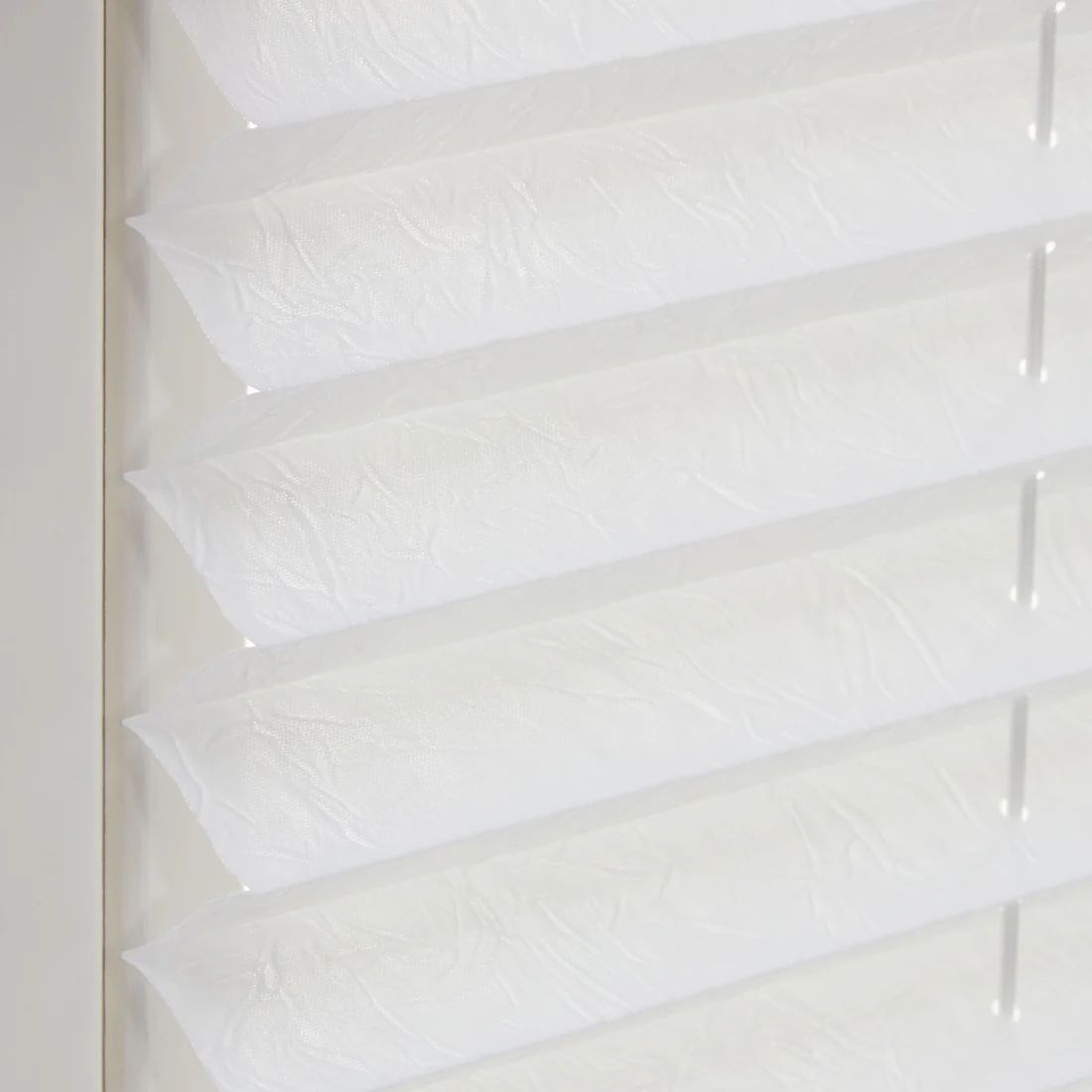 Micasa Tende: Plisee Basic Crush von Micasa, 45cm, weiss, halbtransparent – Usato da Zürich venduto da sum_995w