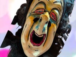 Fasnachtsmasken Larven Grinden Künstlermaske