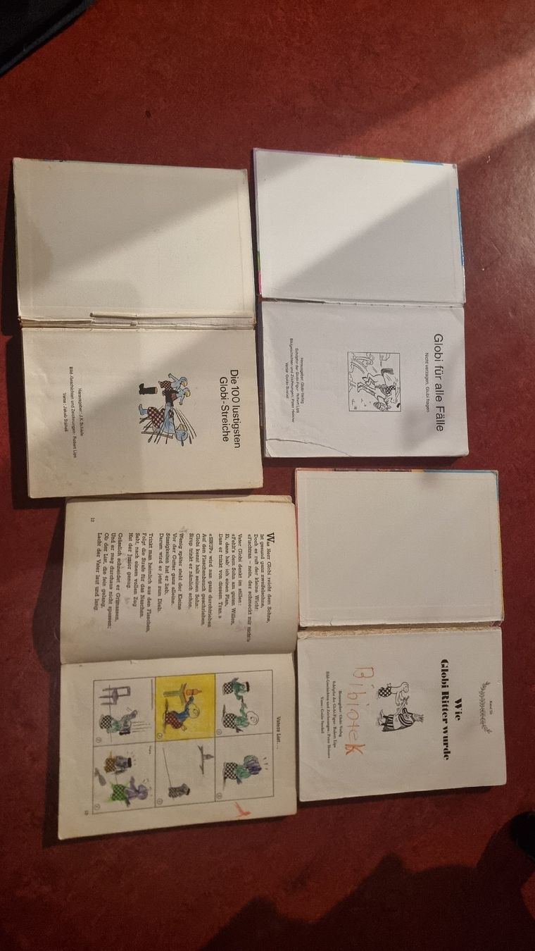 Libri: Globi Bücher , 4 Stück. – Usato da Zürich venduto da Ralaualiyas 2