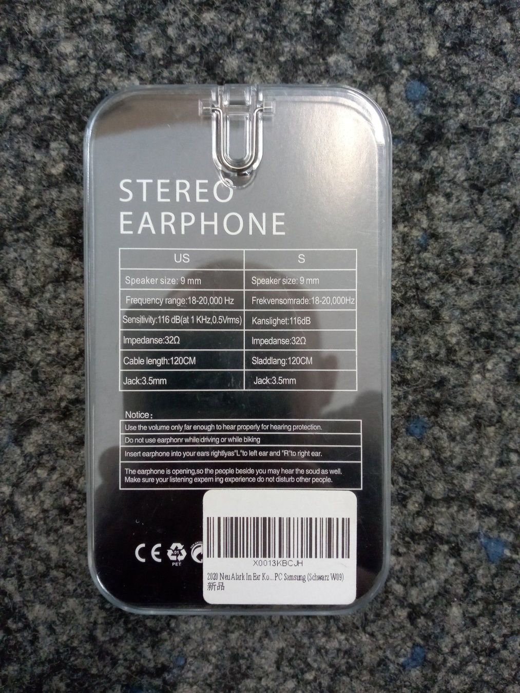 Cuffie: Stereo Earphones (4) – Nuovo e nell'imballaggio originale da Rorschach venduto da TimelessTrading 1