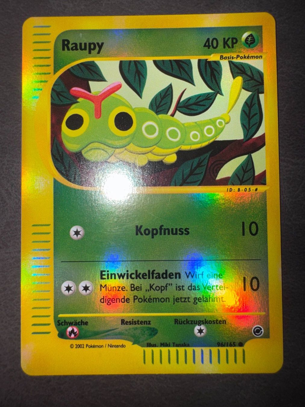 Pokémon Cartes à collectionner: Pokemon Raupy Reverse Holo 96/165 - Expedition - DE – D'occasion à Erstfeld par PokeSandero