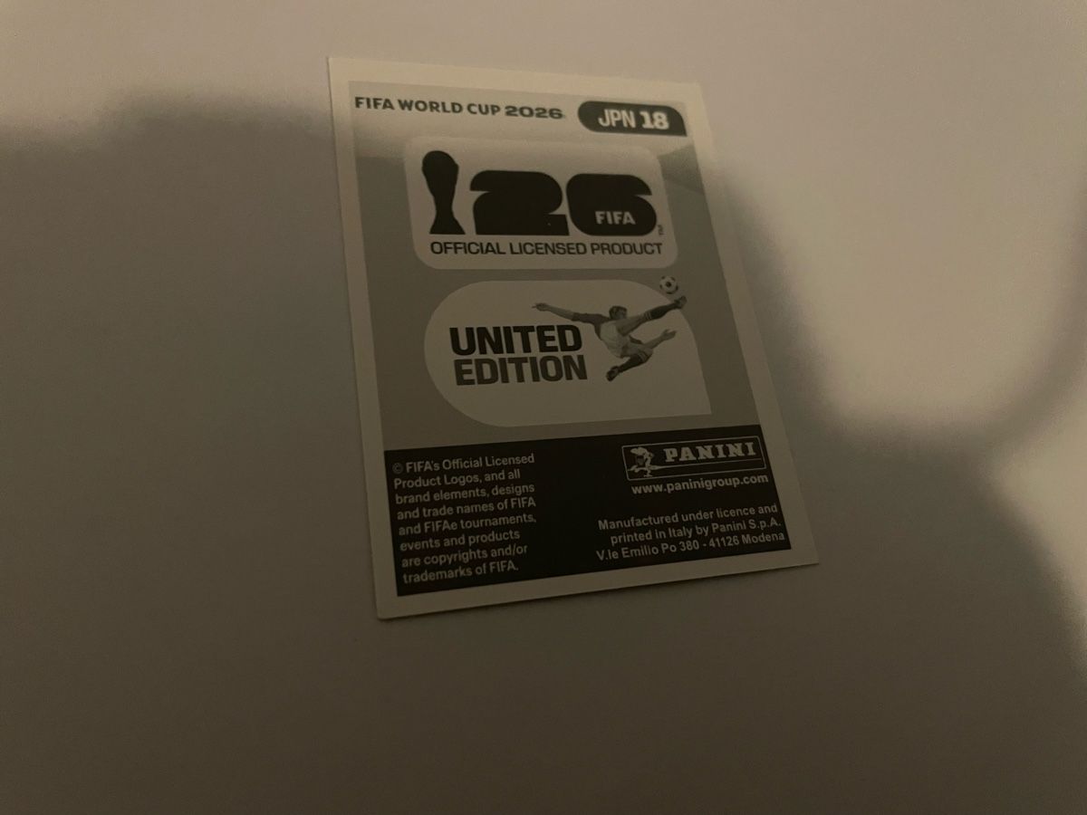 Panini Carte collezionabili: FIFA WM 2026 Junva Ito JPN 14 – Nuovo (secondo la descrizione) da Winterthur venduto da Cobraforce 1