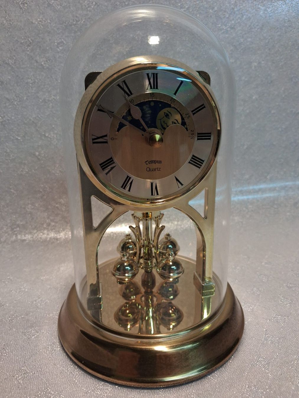 Orologi da terra & Orologi da parete: Tischuhr Tempus Quartz mit Mondphasen – Usato da Winterthur venduto da mar_jwg7