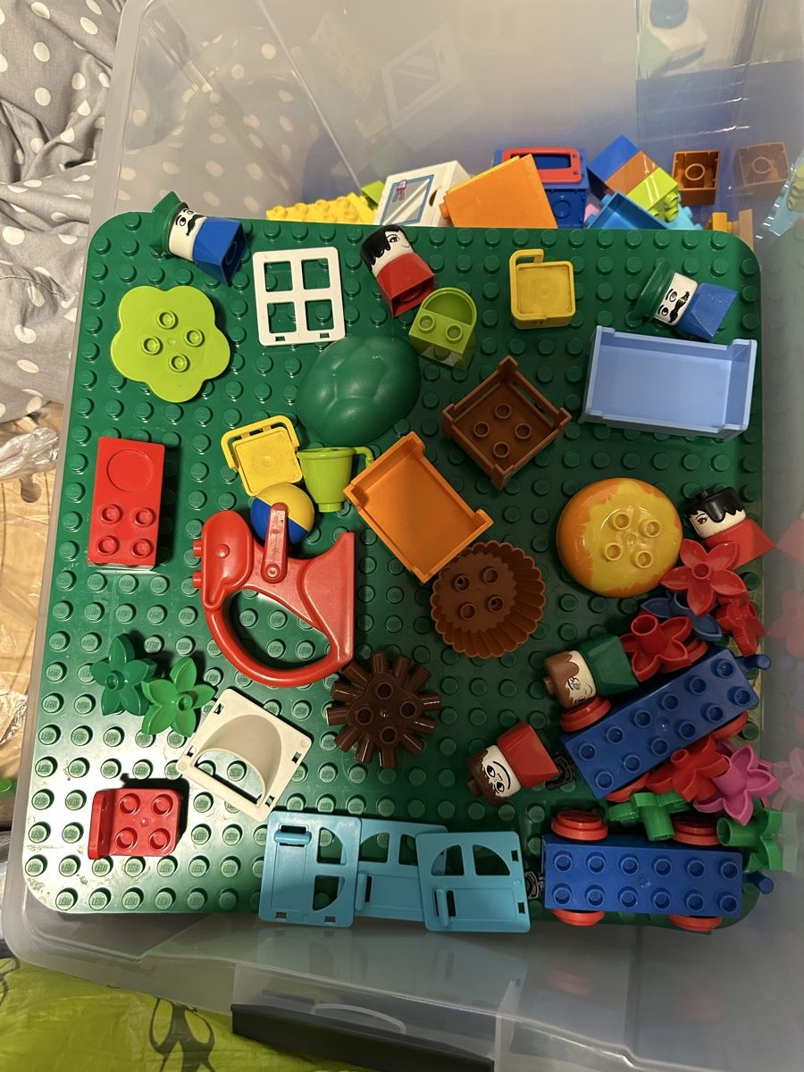 Giocattoli: duplos gemischt mit grosser bauplatte – Usato da Landquart venduto da lumima 4