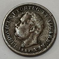 ¼ Tanga - Luíz I - Portugiesisch Indien -1881