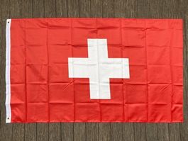 Schweizer Fahne 90x150 cm - Drapeau suisse  90x150 cm