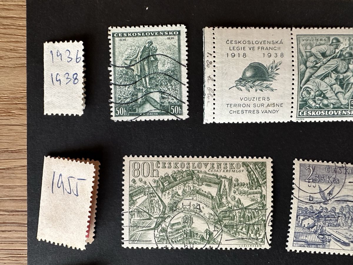 Tutti i francobolli: Tschechoslowakei - 1936 - 1958 Kleines Lot – Usato da Schmitten / FR venduto da Samsara169 1