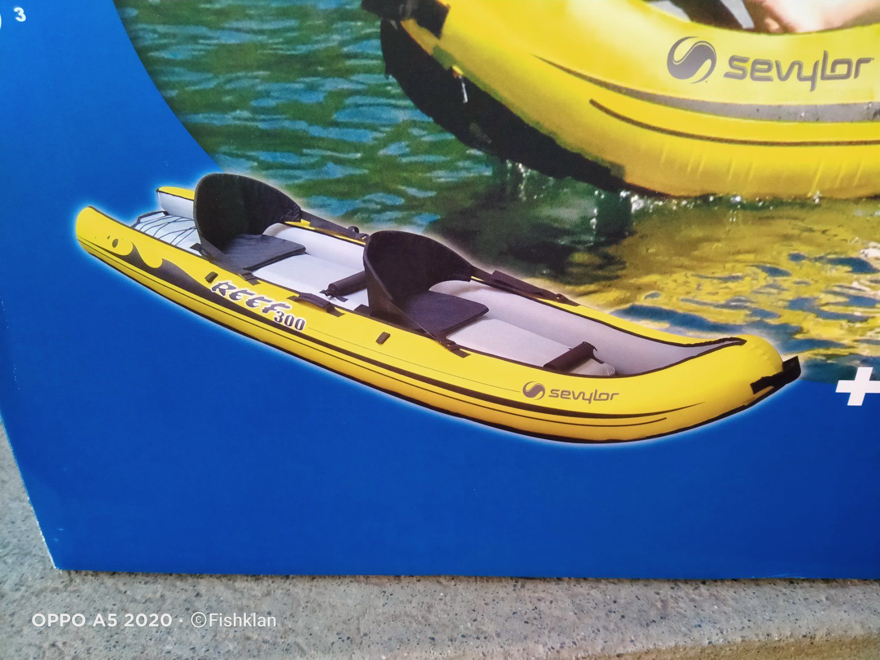 Sevylor Barche: Schlauchboot Sevylor REEF / OVP NEU – Nuovo e nell'imballaggio originale da Küssnacht am Rigi venduto da WorthPoint 5