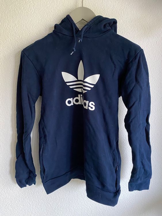 Adidas Maglioni & Felpe: Pullover Adidas, xs, dunkelblau mit Reissverschlusstaschen – Usato da Spiegel b. Bern venduto da corn2009