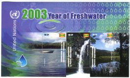 Block "Natur. Jahr des Süsswassers". Grenada