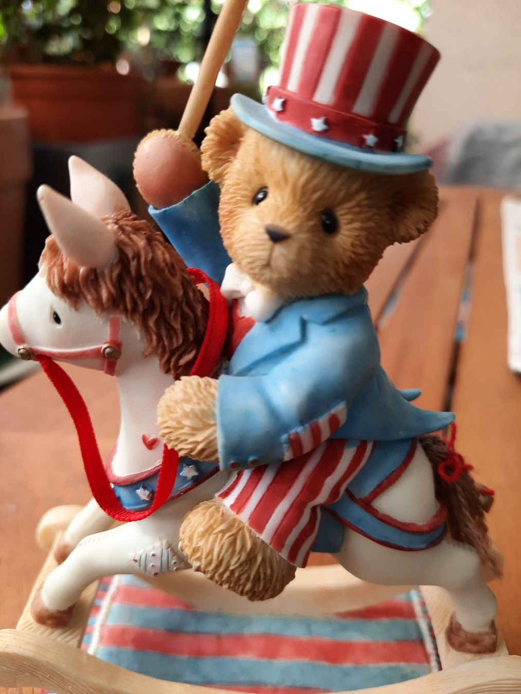 Statuette: Cherished Teddies,  Samuel "Hooray for the USA " – Nuovo (secondo la descrizione) da Allschwil venduto da saphira012 1