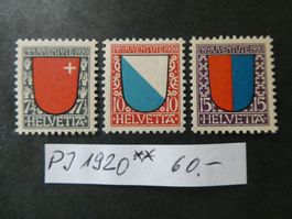 Pro Juventute 1920 postfrisch