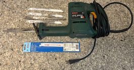 BOSCH Elektro-Fuchsschwanz PFZ 500 E mit 11 Sägeblättern