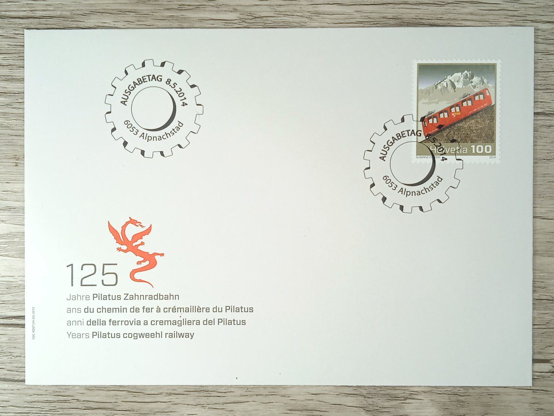 Tutti i francobolli: TR12 Enveloppe + Timbre Suisse 2014 – Usato da Cousset venduto da Patrick_Collections