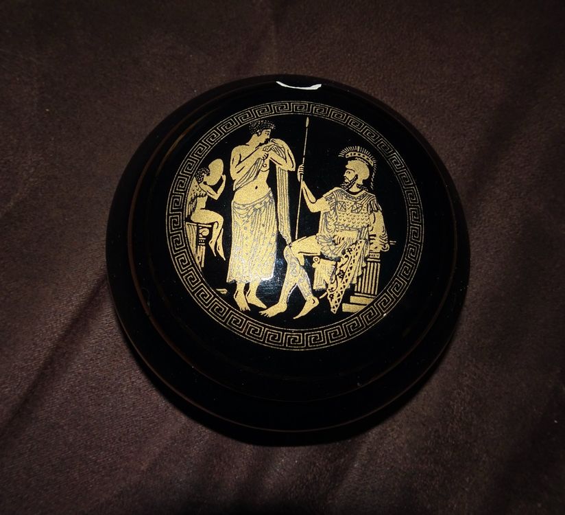 Boîte Vintage En Verre Cuivré Doré - Boîte À Bijoux Transparente Et