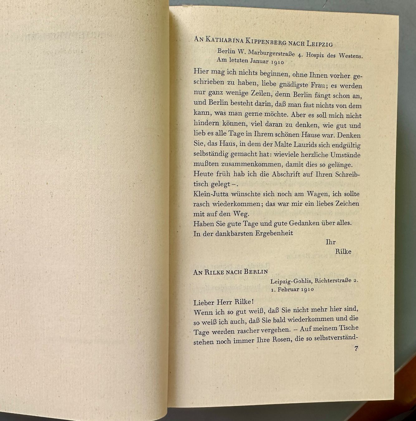 Bücher: Rainer Maria Rilke, Katharina Kippenberg: Briefwechsel – Gebraucht aus Zürich von allp 3