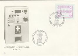 Nr. 2 mit Stempel Bundesfeier 1980