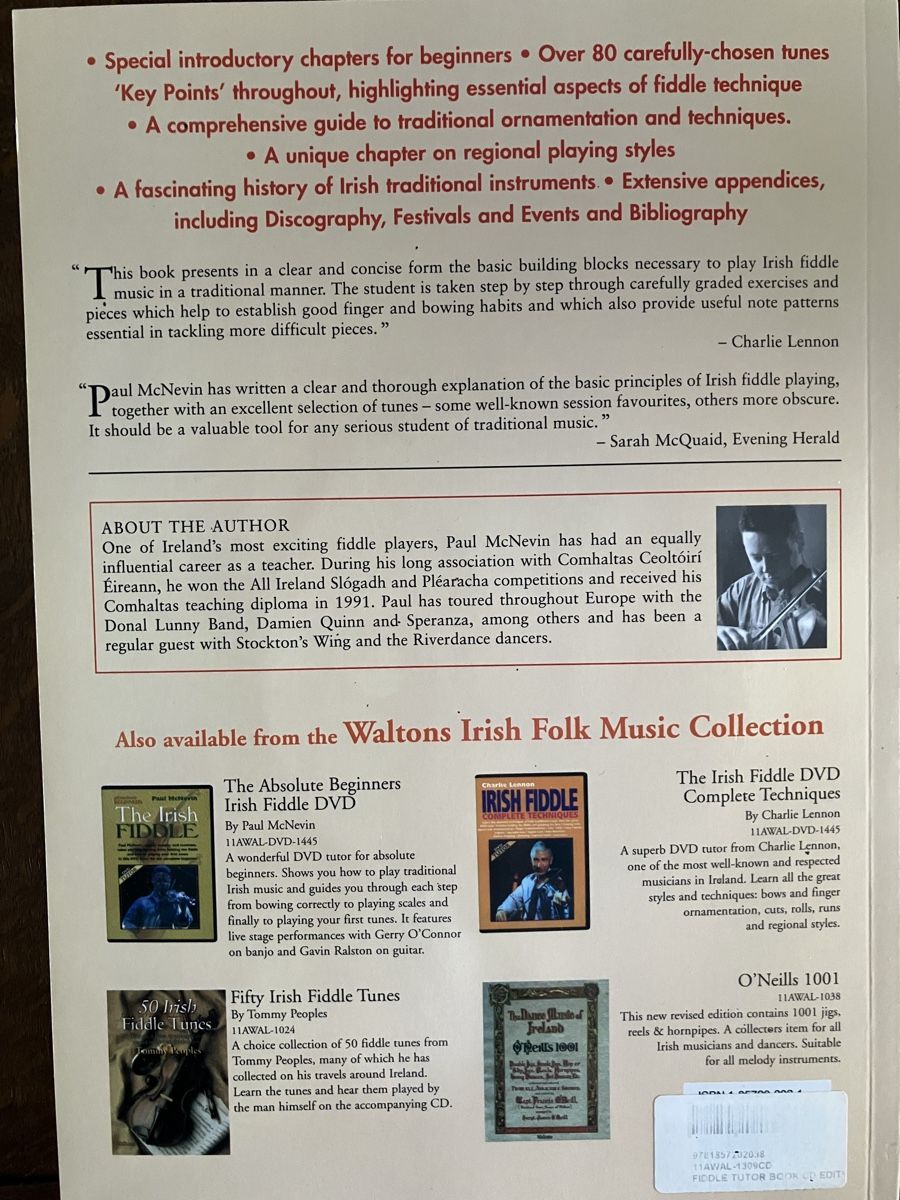 Libri: The Irish Fiddle – Nuovo (secondo la descrizione) da Dielsdorf venduto da Der_baer 1
