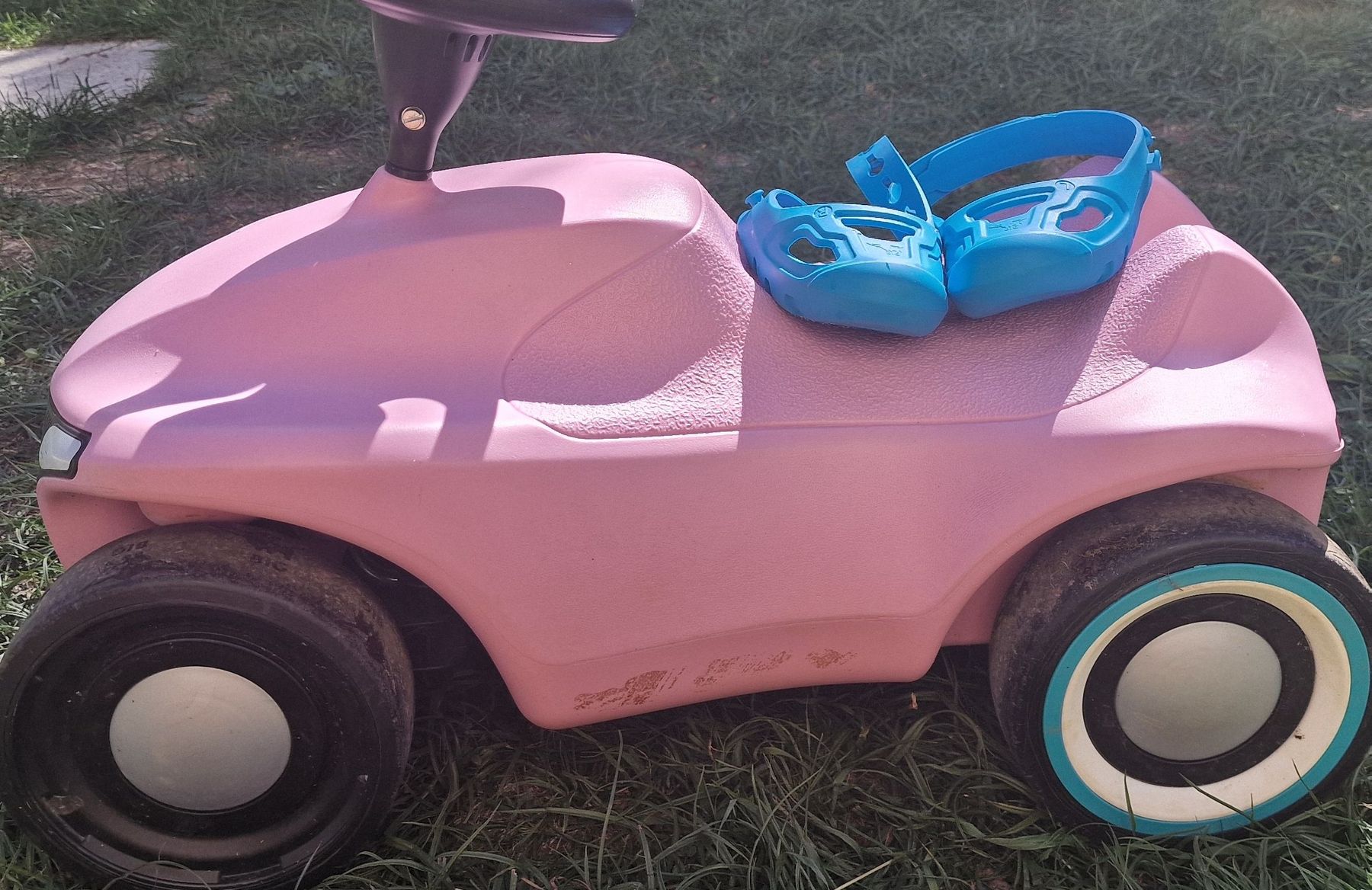 Big Veicoli per bambini: Big Bobby Car rosa mit Schuhschutz – Usato da Seftigen venduto da ben_wr99