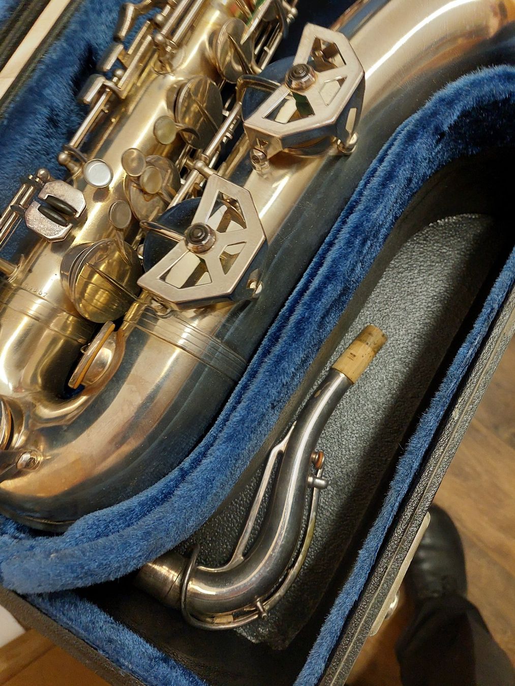 Vintage Musikinstrumente: Vintage Tenor-Saxophon Dolnet Paris ca.1950 – Gebraucht aus Davos-Platz von musikhauskollegger 2
