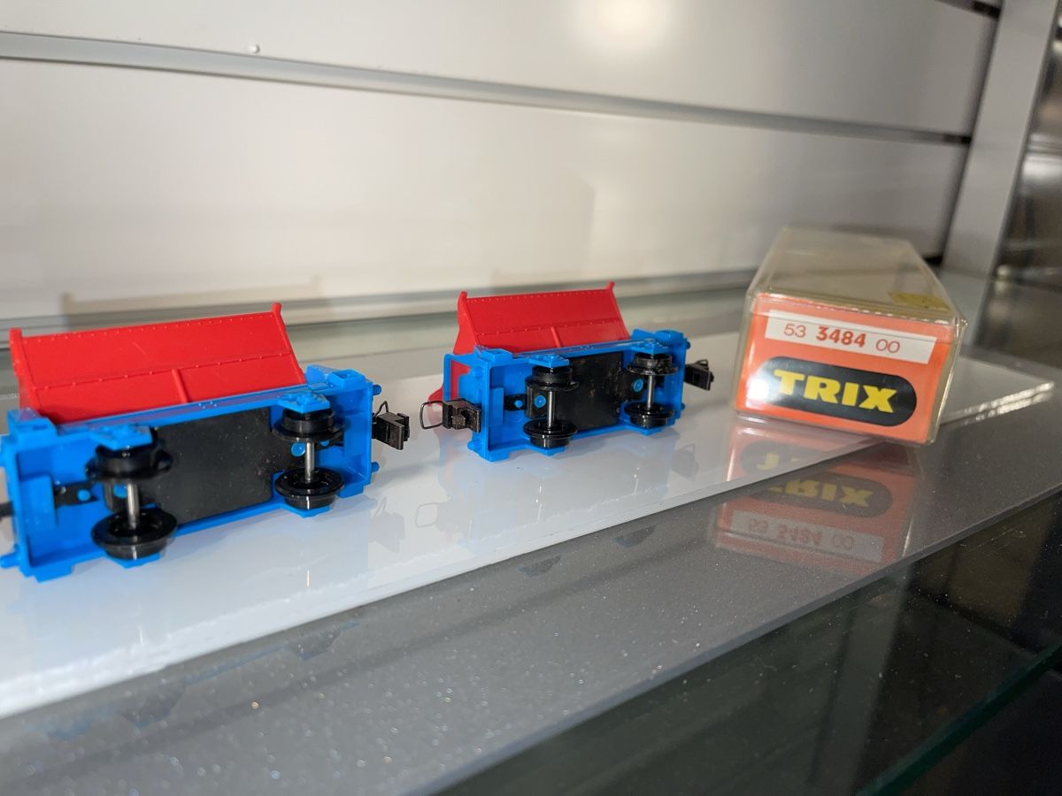 Trix Modelleisenbahnen: TRIX Kipploren-Wagen Güterwagen Total 2 stk. – Neu (gemäss Beschreibung) aus Siebnen von speedy63 5