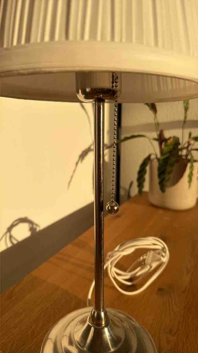 Lampade: Tischlampe mit Lampenschirm silberfarben – Nuovo (secondo la descrizione) da Bülach venduto da Manu859 3