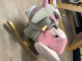 Schaukelpferd Einhorn