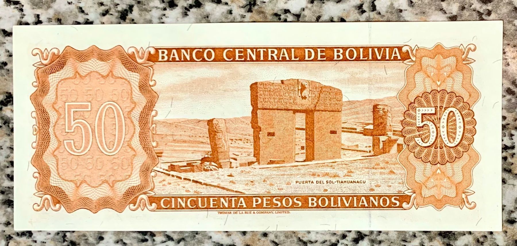 Banconote: 50 Pesos Bolivia 1962 UNC!!! – Nuovo (secondo la descrizione) da Oberentfelden venduto da NunoLouro 1