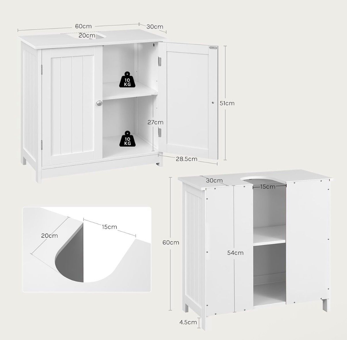 Badezimmermöbel: Vanity Unit for Sinks (<1 Year old) – Gebraucht aus Zürich von iva_7mx7 1