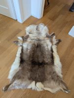 Echtes Rentierfell, naturfarben, guter Zustand