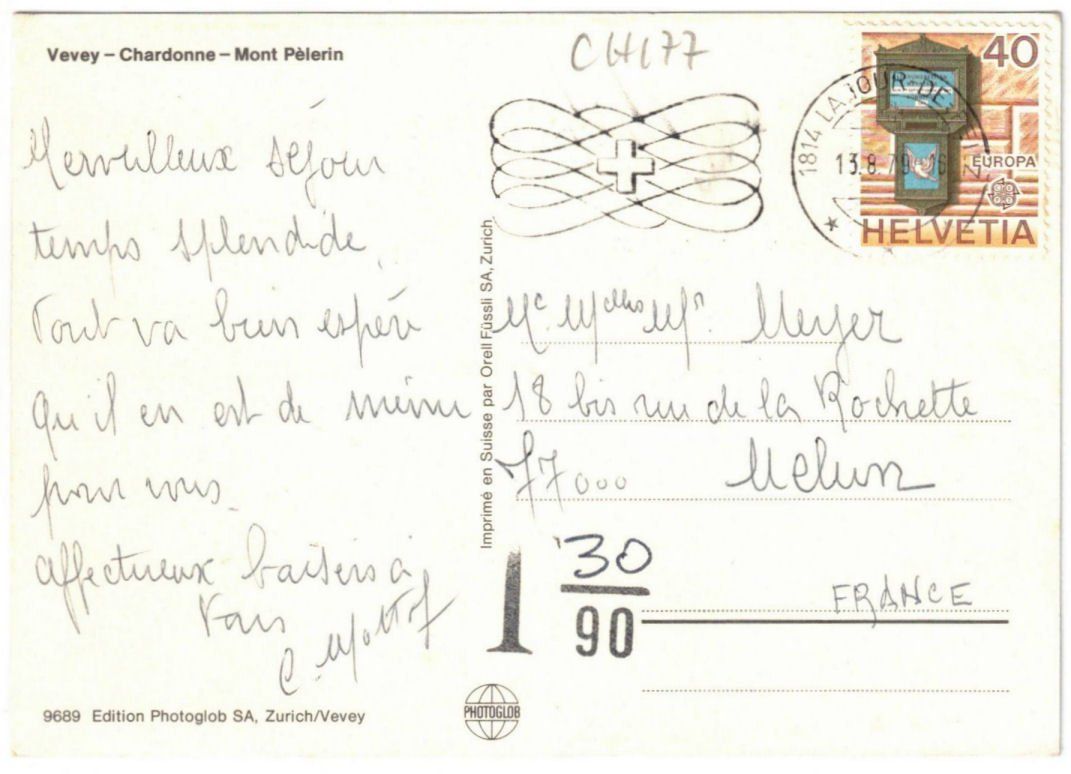 Cartes postales: Vevey - 4 Bild AK – D'occasion à Binningen par Mountainrider 1