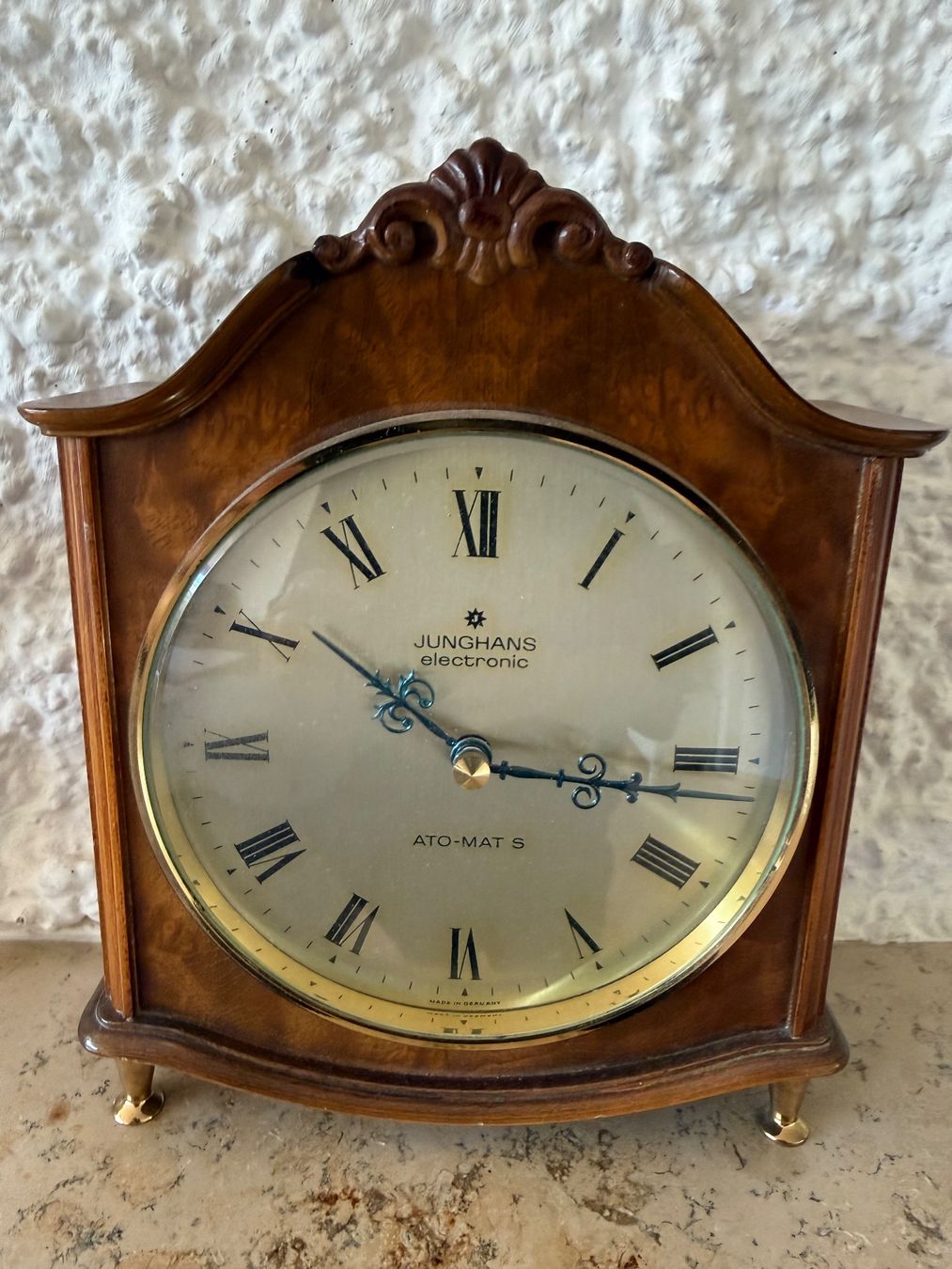 Junghans Orologi da terra & Orologi da parete: Junghans Standuhr mit Batterie – Usato da Kirchdorf venduto da Vintagewunder