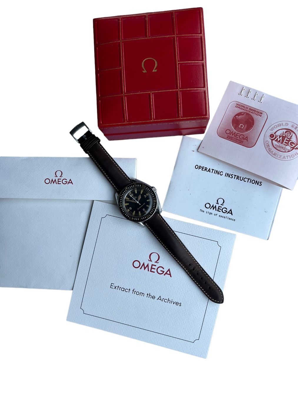 Omega Orologi: Omega Seamaster 300 Ref. 165.024 Box and Archives Extract – Usato da Morges venduto da 24time 8