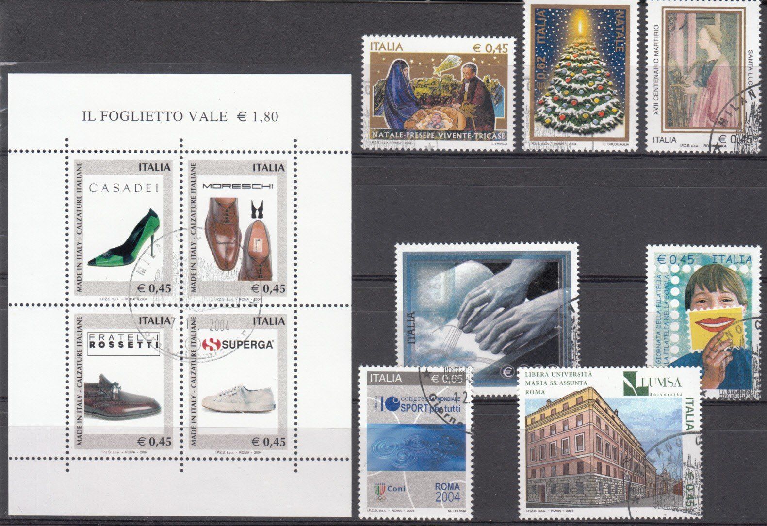Tutti i francobolli: Italien 2004 mit ET – Usato da Bürglen TG venduto da StampGraf 6