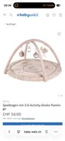 FEHN Spielbogen mit 3-D-Activity-Decke Flamingo rosa