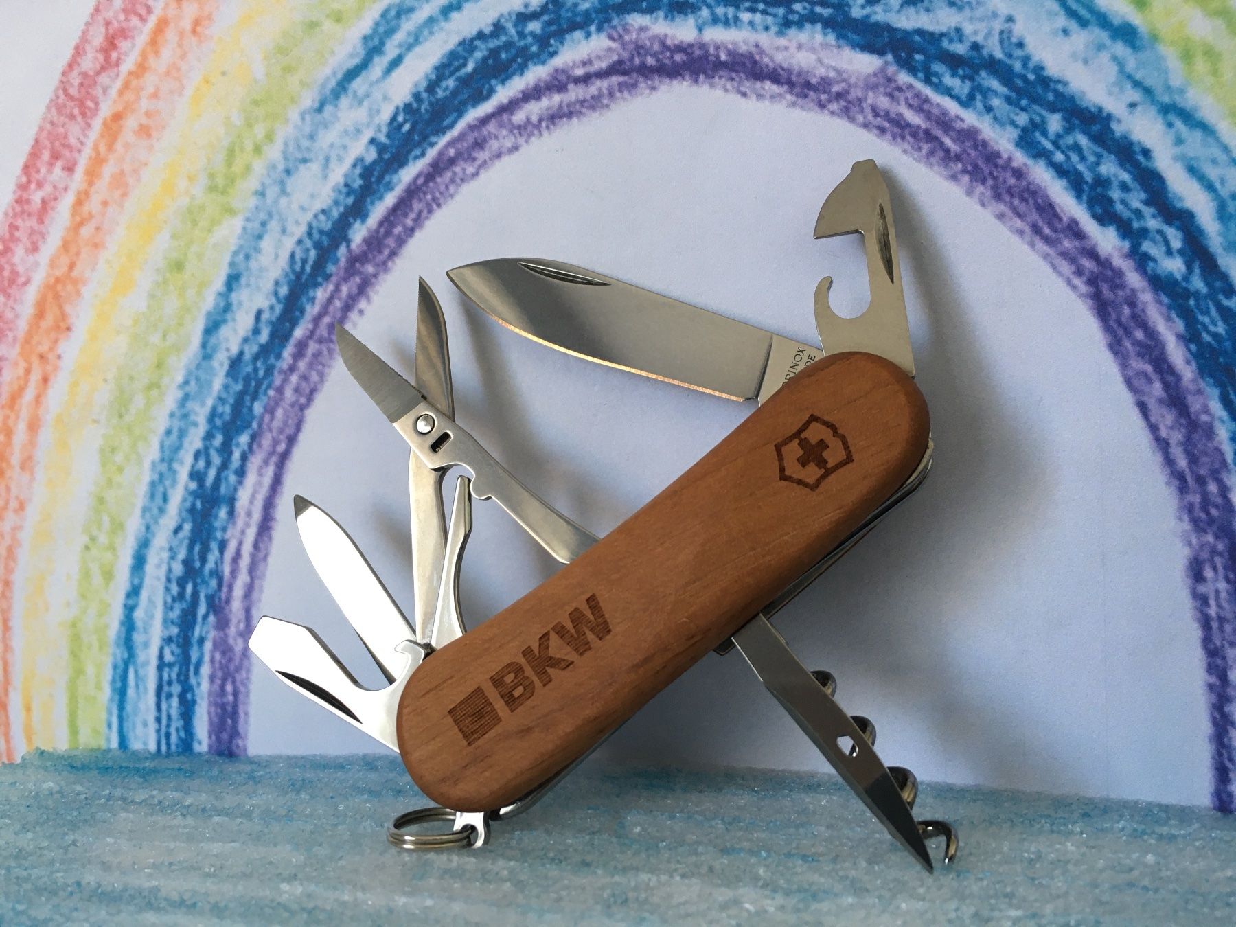 Victorinox Coltelli tascabile: VICTORINOX - Evolution Wood - Sackmesser - BKW – Usato da Andwil SG venduto da Rainboli 2