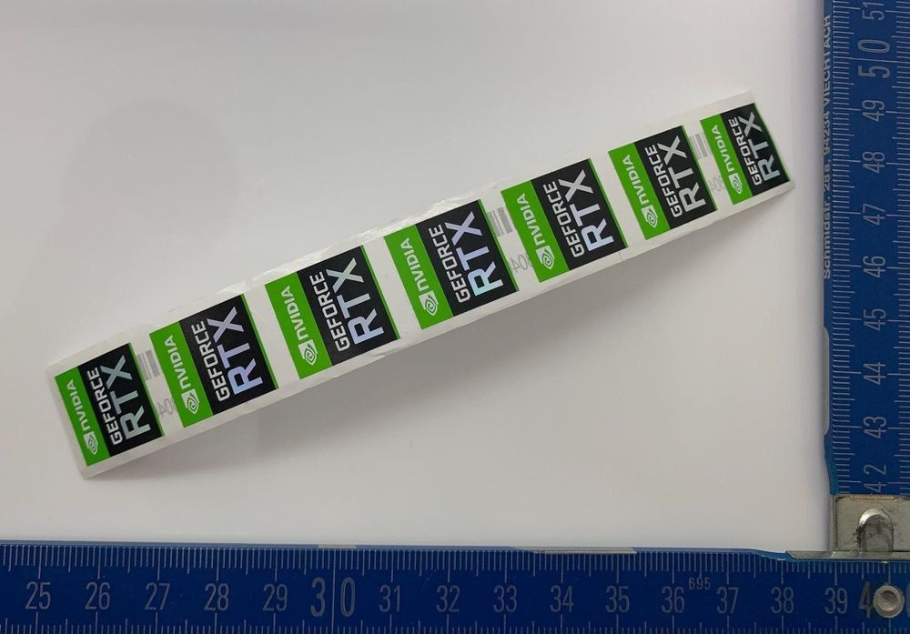 NVIDIA® GeForce™ RTX™AUFKLEBER ¦ STICKER | Kaufen auf Ricardo