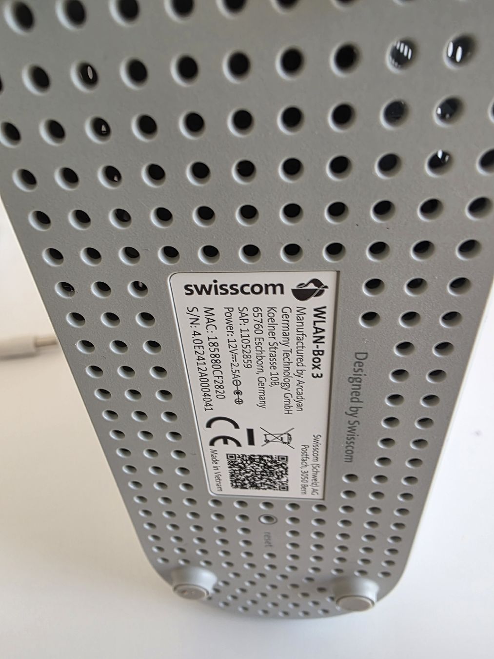 Swisscom WiFi: Swisscom wlan box 3 – D'occasion à Plan-les-Ouates par Bud-Spencer.1980 1