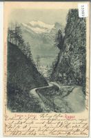 Bad Ragaz - Tamina und Falknis - Relief-Karte