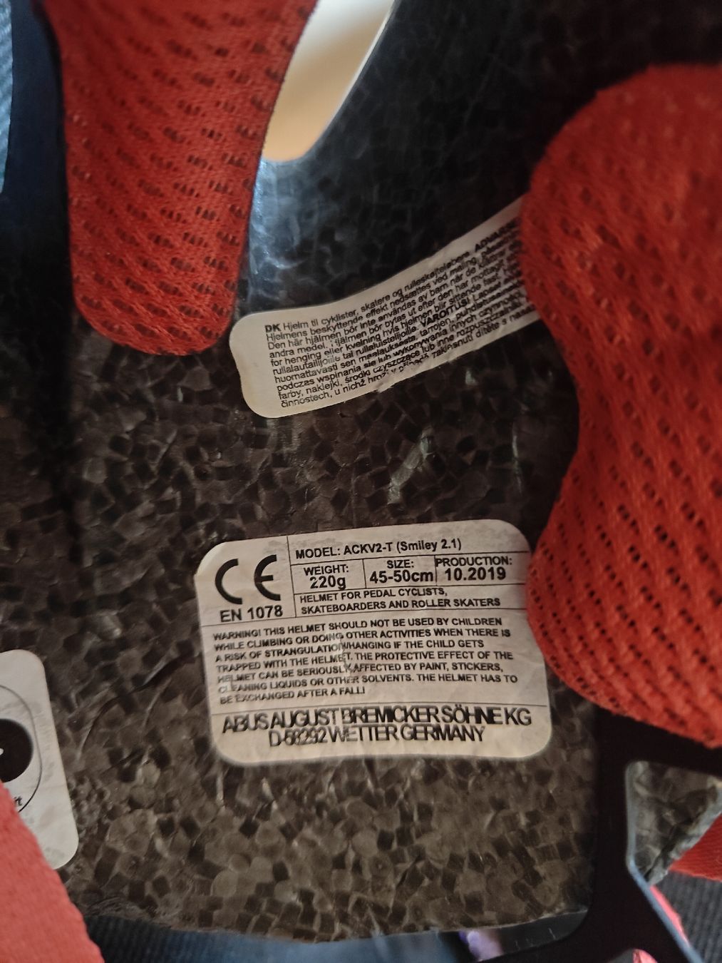 Abus Caschi: Velohelm, 45-50 cm Abus, Smiley 2.1 – Usato da Fällanden venduto da antogranell 3