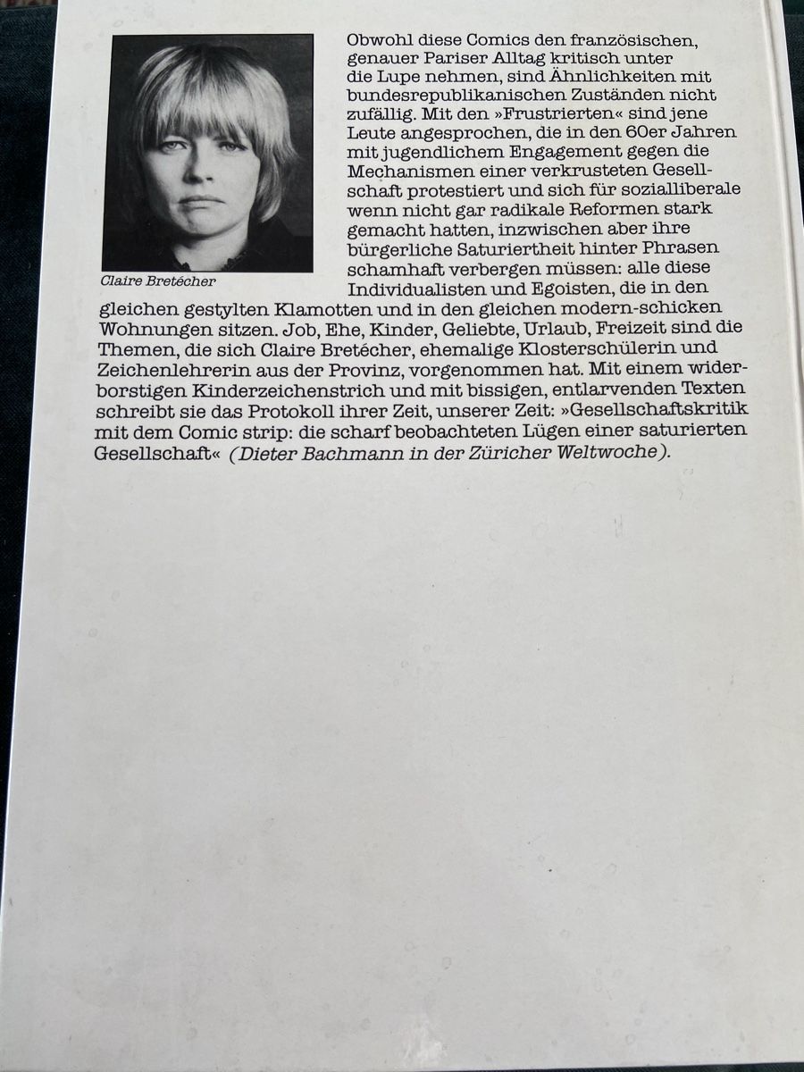 Comics: Comic Buch "Die Frustrierten" von Claire Bretécher  – Gebraucht aus Luzern von waterfront1 1