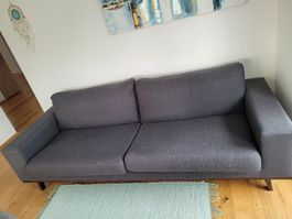Sofa Antrazhit ohne Hocker