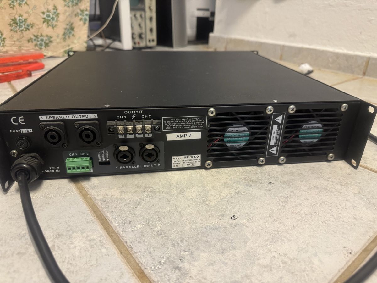 Amplificatori: Bittner XR 1600  Hochwertige endstufe – Usato da Trimbach venduto da ELITA-5 6