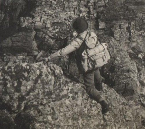 Cartoline postali: KLOSTERS GR 1925 Bergsteiger auf dem Gross Litzner – Usato da Rothrist venduto da Clanx 1