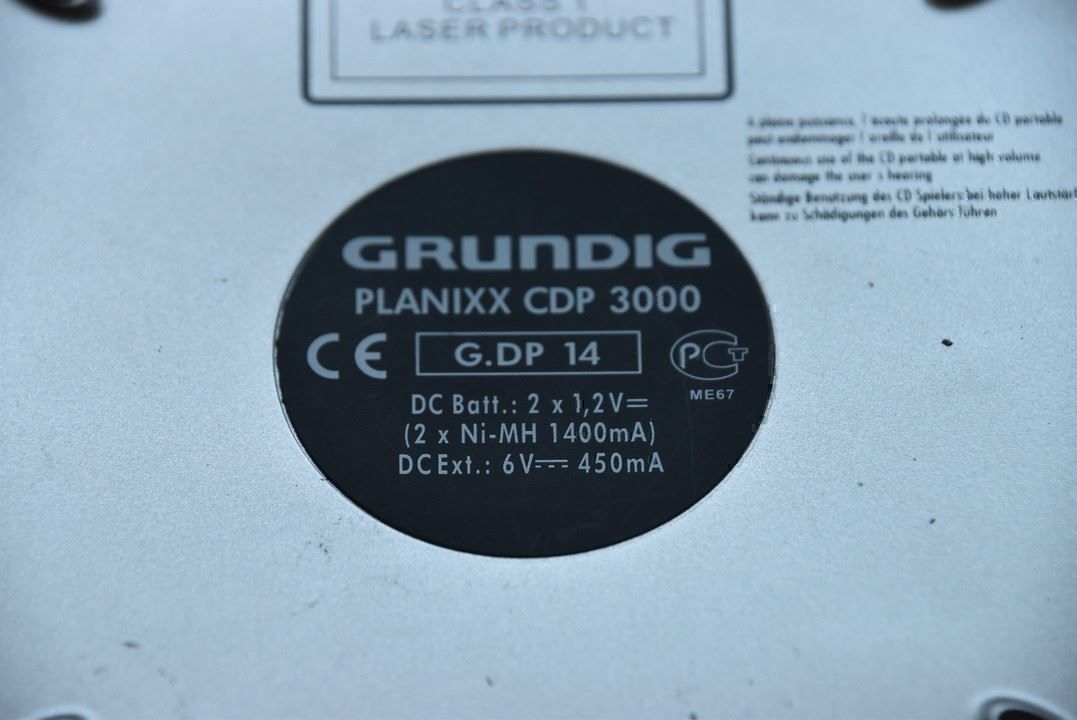 Grundig Lettore multimediale portatile: Discman Grundig Planixx CDP 3000 – Usato da Collonges venduto da arashee 7