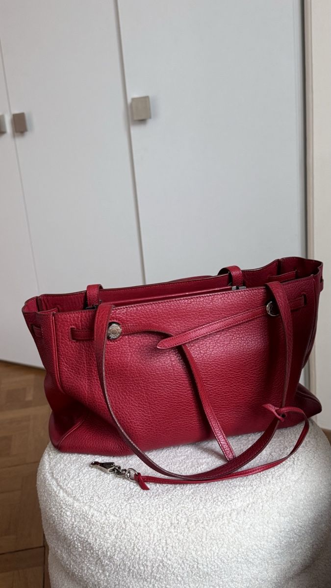 Hermès Borse da donna: Hermes red buffalo cabanas tote vintage – Usato da Genève venduto da val_5jbf 1