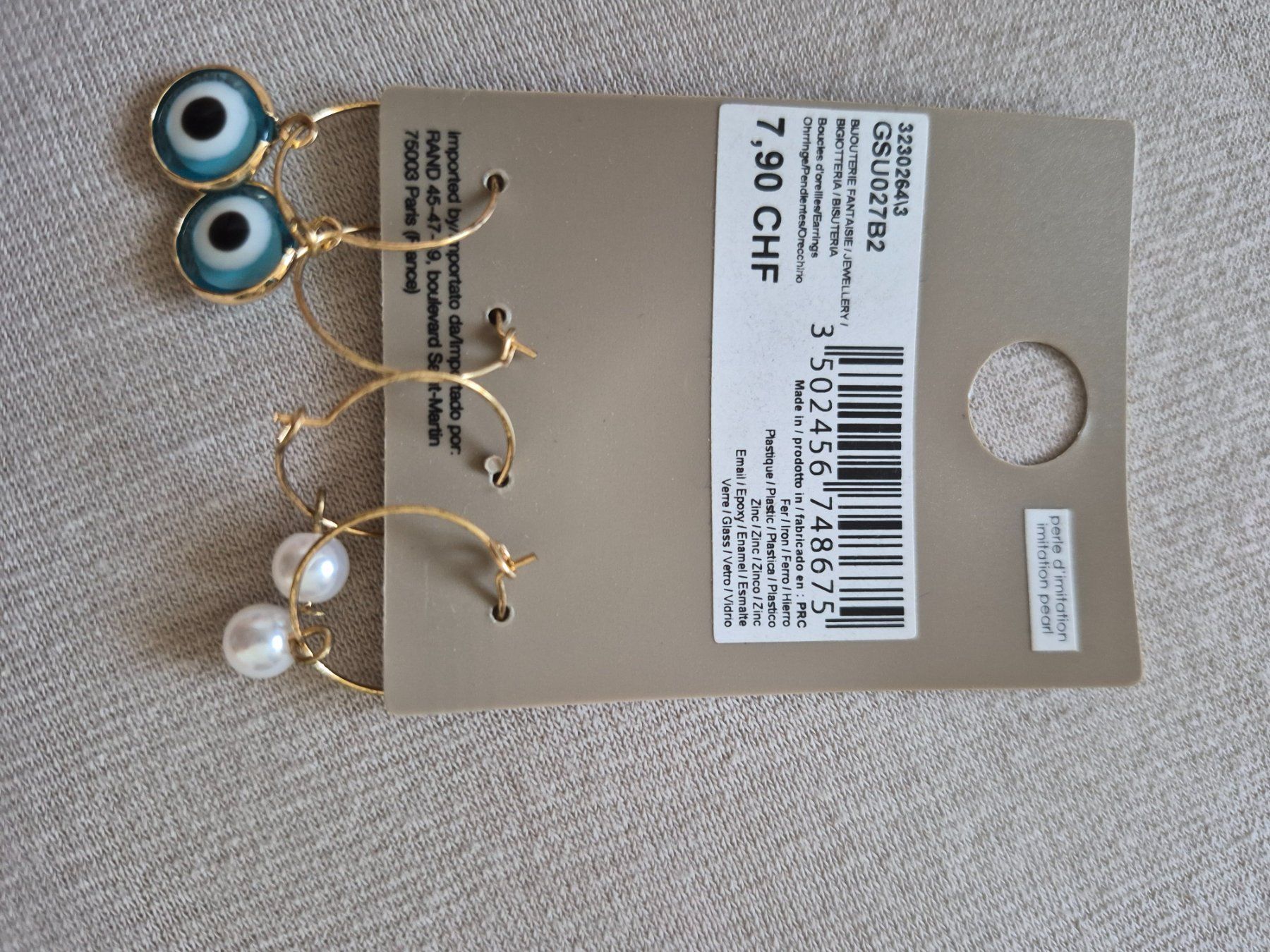 Ohrringe & -stecker: Boucle d'oreilles dorées – Gebraucht aus Villars-sur-Glâne von dia_2q2l 1