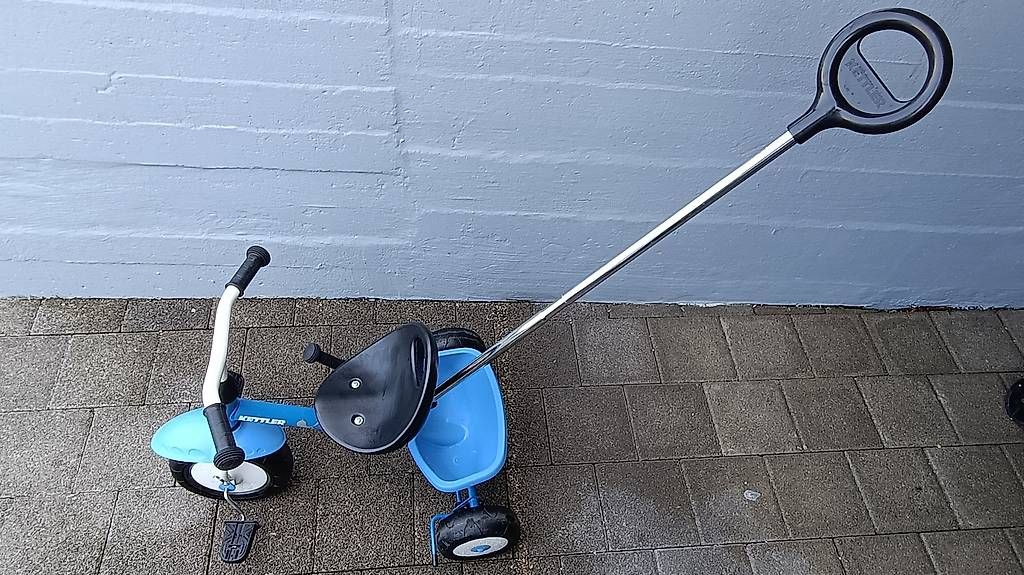 Kettler Veicoli per bambini: Kettler Dreirad in Blau mit Schubstange – Usato da Reinach BL venduto da truecria 2