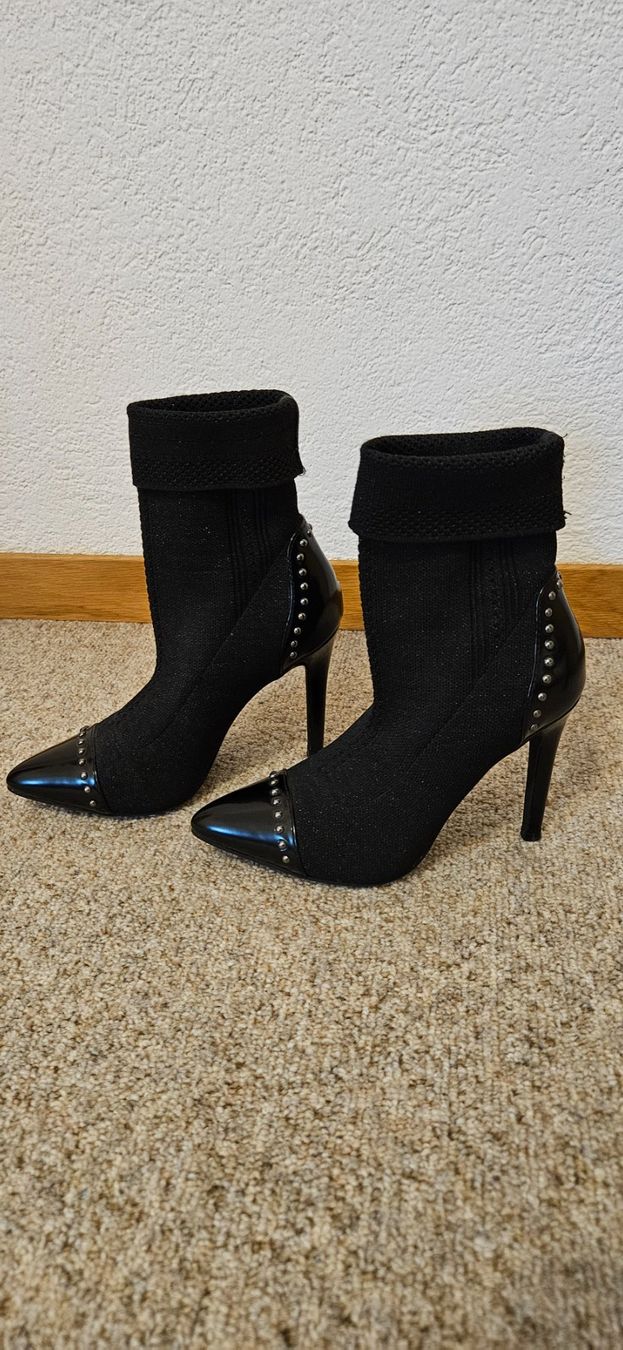 Damenschuhe: Schwarze Damen Stiefel Gr. 37 – Gebraucht aus Kloten von Kloten1 1